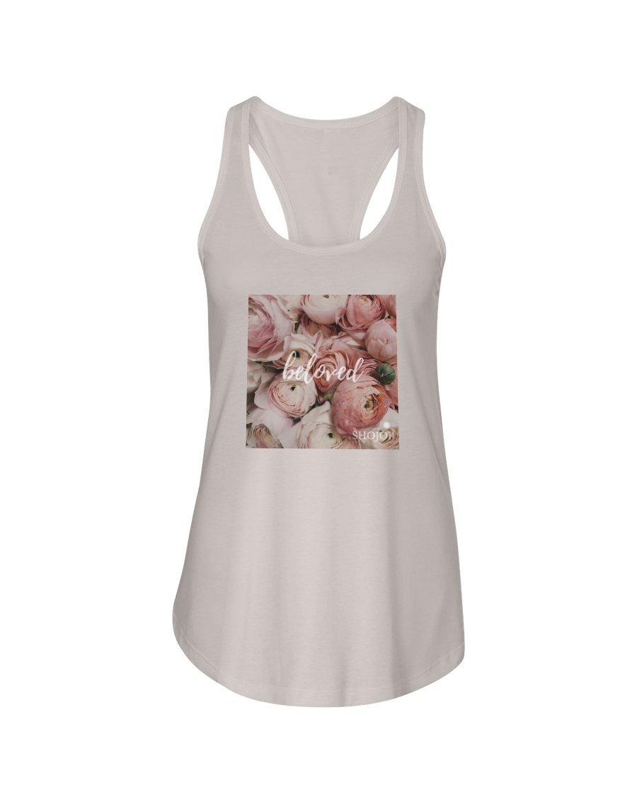 Ladies' Beloved Print Racerback Tank - 7 COLORS -