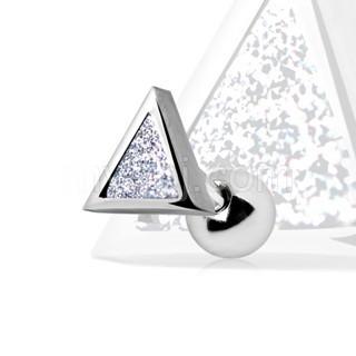 316L Stainless Steel CZ Dust Triangle Cartilage -