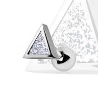 Thumbnail for 316L Stainless Steel CZ Dust Triangle Cartilage -