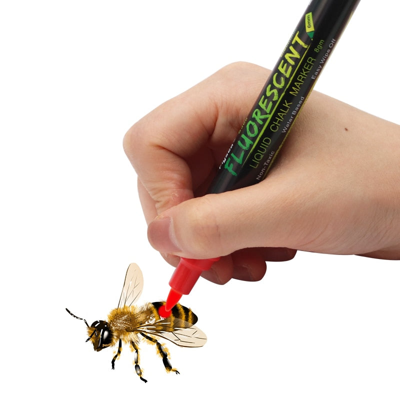 1Pc Queen Bee Marker  - BECAUSE EVERY HOUSEHOLD NEEDS A BEE MARKER JUST IN CASE - QUEEN (OR ANY OTHER BEE) NOT INCLUDED - [23 DAY DELIVERY] - 8 COLORS -