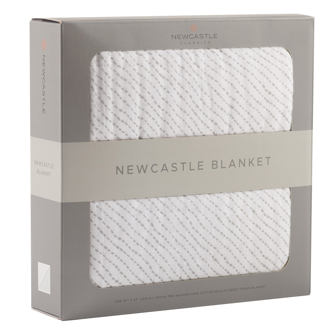 Spotted Wave Cotton Muslin Newcastle Blanket -