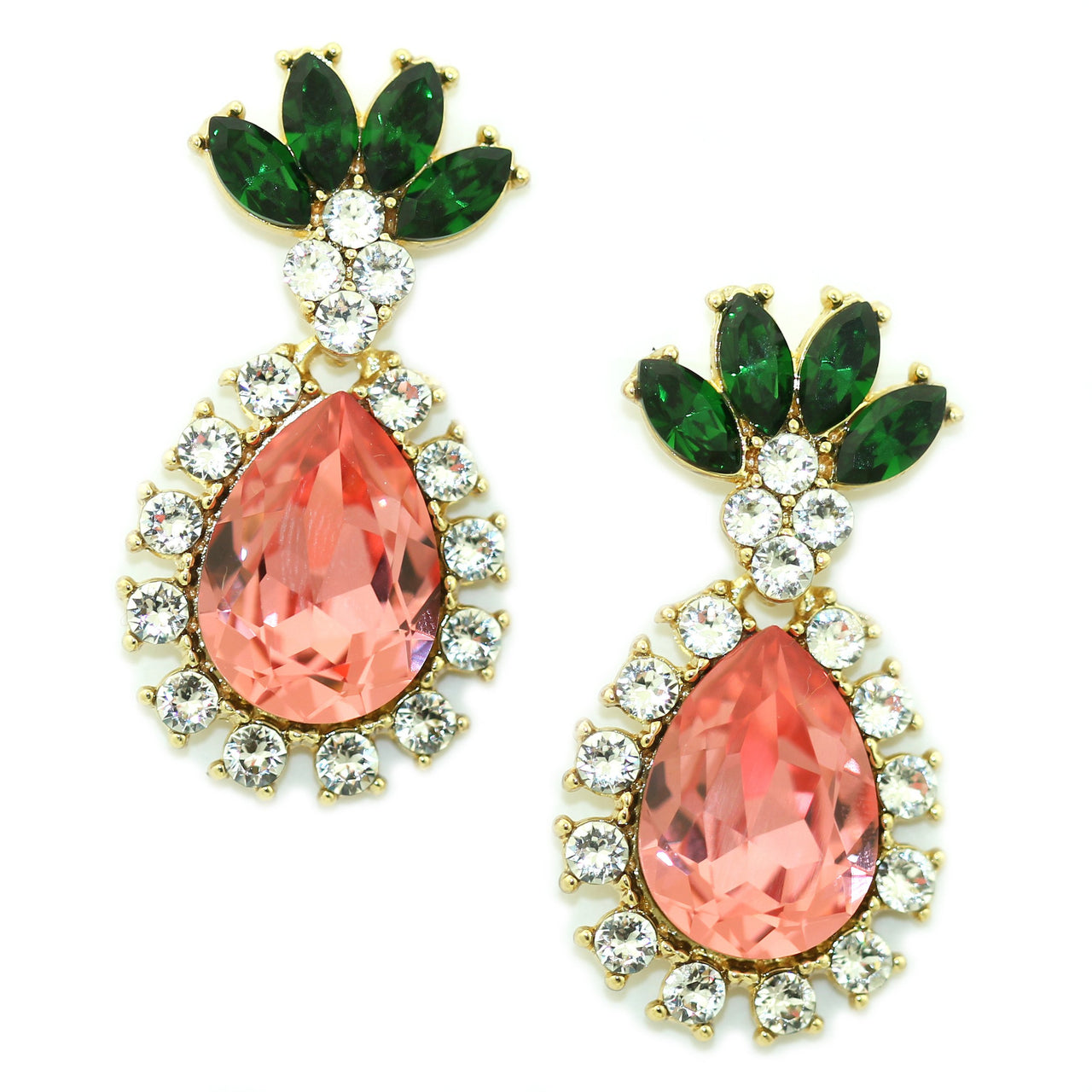 KRISTIN PERRY - Pineapple Drop Earrings - 5 COLORS -