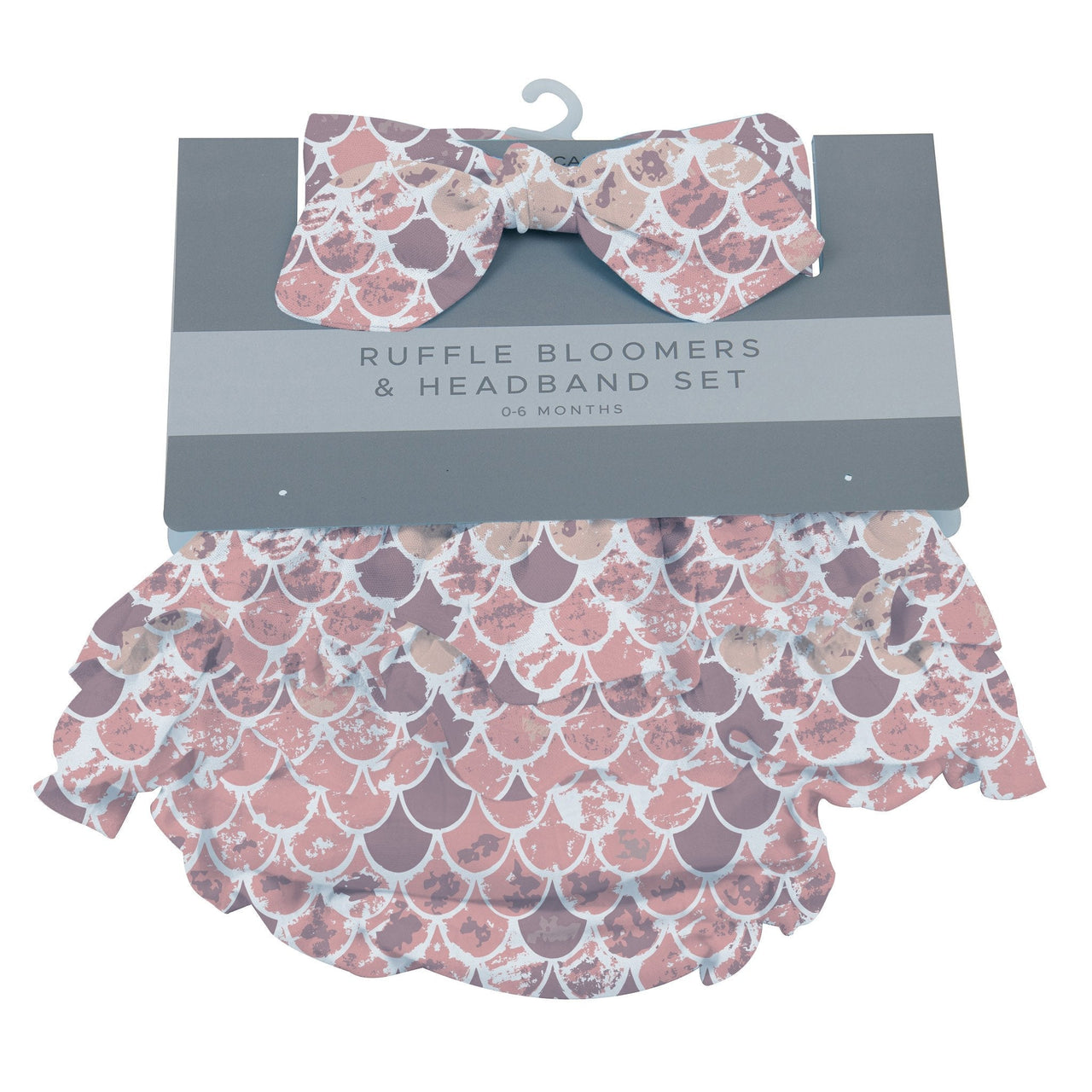 Newcastle - Scales Ruffle Bamboo Bloomer Headband Set -