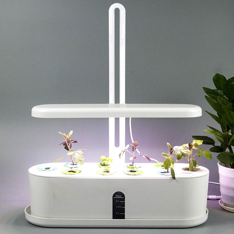 Desk Lamp - Hydroponic Indoor Herb Garden Kit - Smart Multi-Function Growing LED Lamp for Flowers, Vegetables - [23 DAY DELIVERY] - Plant Growth Light - 1 COLOR -