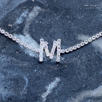 Thumbnail for Sparkly Initial Anklet - 15 LETTERS -