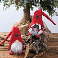 Thumbnail for 2-Piece Heart Christmas/seasonal Pointed Hat Gnomes - 11