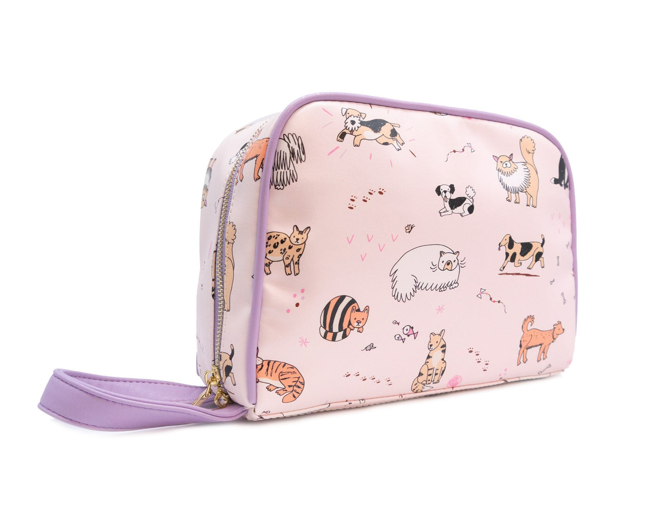 Toiletry Bag - Cats & Dogs -