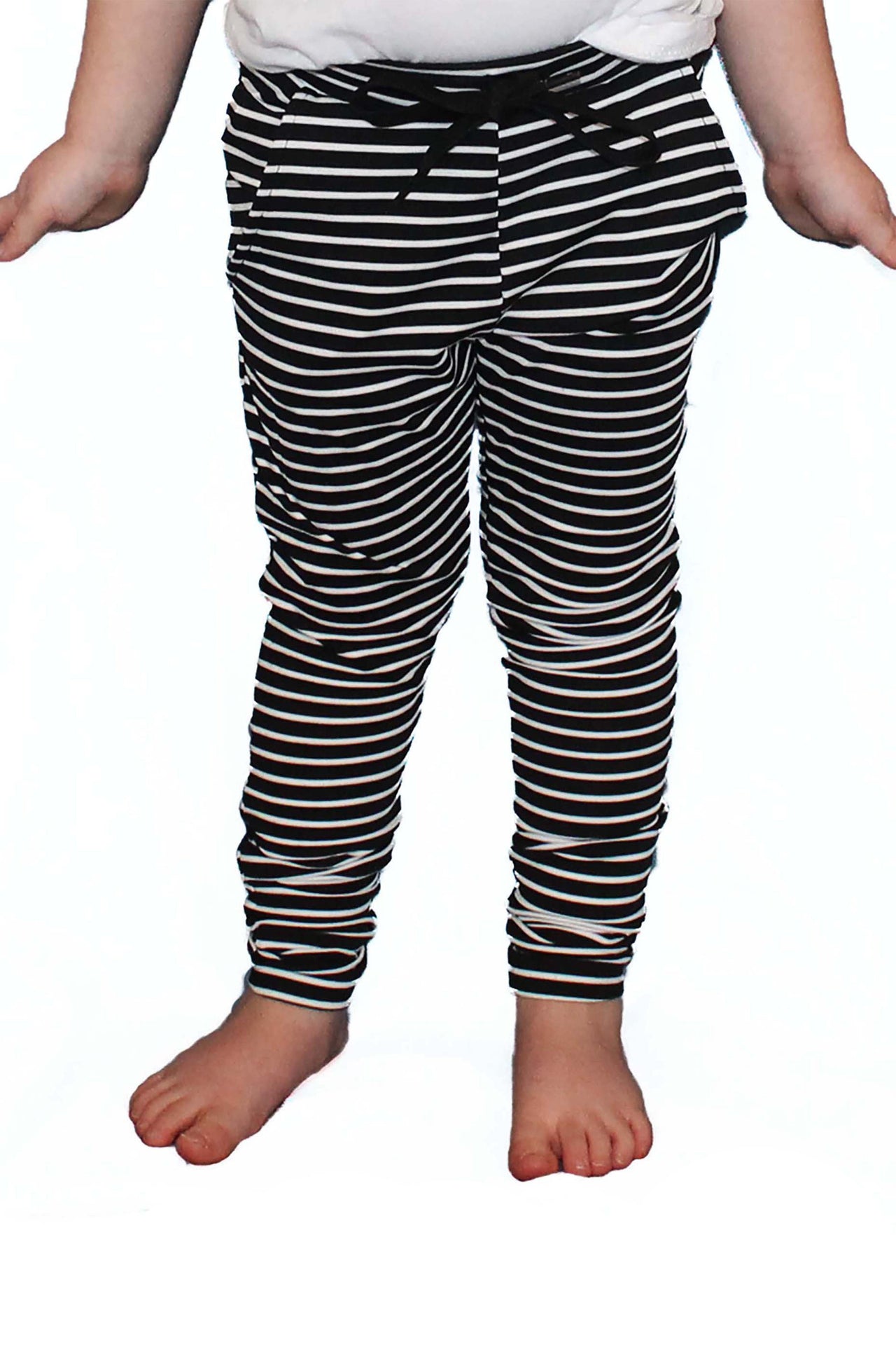 Lightweight Fitted Stripe - Pocket Joggers - Kids - 1 COLOR