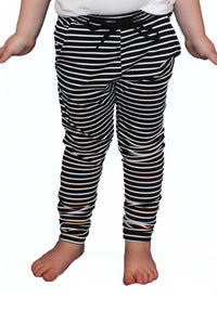 Thumbnail for Lightweight Fitted Stripe - Pocket Joggers - Kids - 1 COLOR