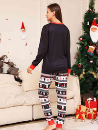 Thumbnail for WOMEN Full Size Graphic Top and Pants Set - T -