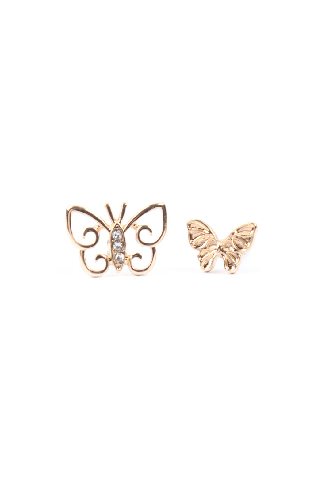 Butterfly Three-Set Earrings - 2 FINISHES -