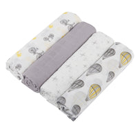 Thumbnail for Newcastle - Traveler Bamboo Muslin Swaddle 4PK -