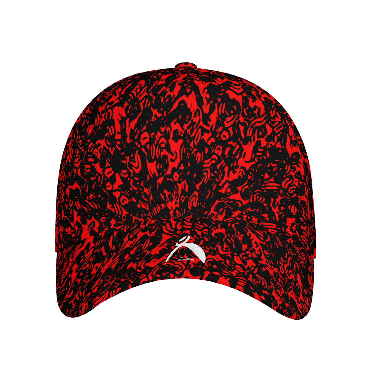 OOTO - RED STATIC - BIG STEPPIN GLYPHIC WT - HC_T9 Curved Brim Baseball Cap - 1 COLOR -