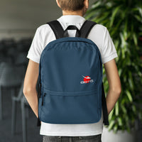 Thumbnail for OOTO - DASH EN WHITE OVER RED CIRCLE - Backpack - 1 COLOR -