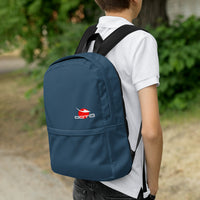 Thumbnail for OOTO - DASH EN WHITE OVER RED CIRCLE - Backpack - 1 COLOR -