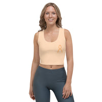 Thumbnail for GLYPHIC EN PEACH OVER LIGHT PEACH - crop top - 1 COLOR -