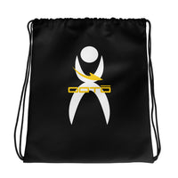 Thumbnail for OOTO - GLYPHIC EN WHITE - MAIZE DASH - Drawstring bag - 1 COLOR -