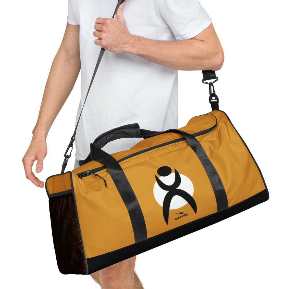 OOTO - GLYPHIC EN BLACK OVER WHITE  - Duffle bag - reach for the gold - 1 COLOR -