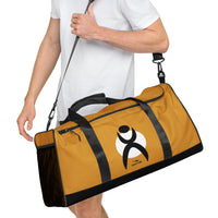 Thumbnail for OOTO - GLYPHIC EN BLACK OVER WHITE  - Duffle bag - reach for the gold - 1 COLOR -