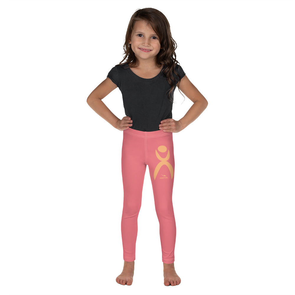 OOTO - GLYPHIC EN PEACH ON SALMON - Kid's Leggings - 1 COLOR -