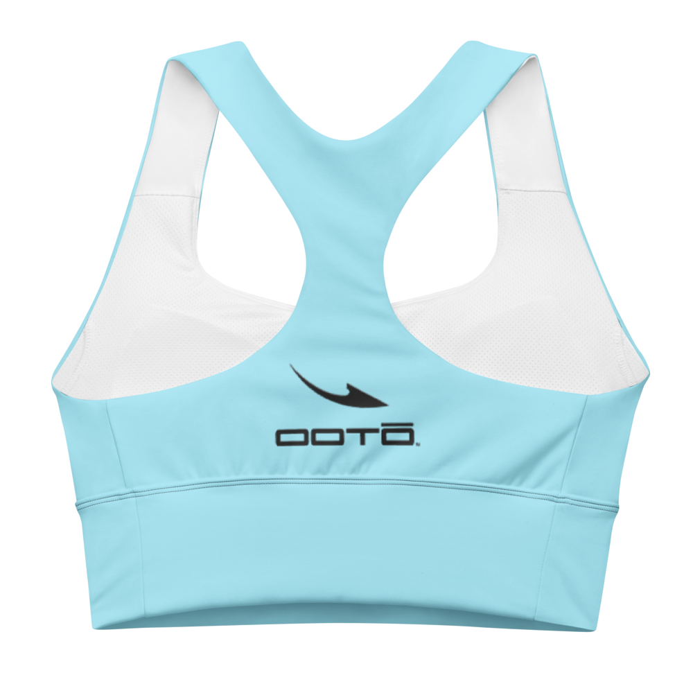 OOTO - DASH EN BLACK - pwdr. blue - Longline sports bra - 1 COLOR -