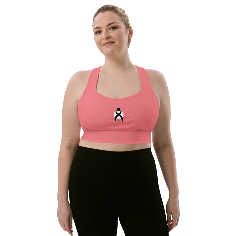 OOTO - GLYPHIC EN BLACK - Longline sports bra - 1 COLOR -