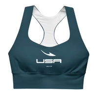 Thumbnail for OOTO - USA DASH WT. -  Longline sports bra - 1 COLOR -