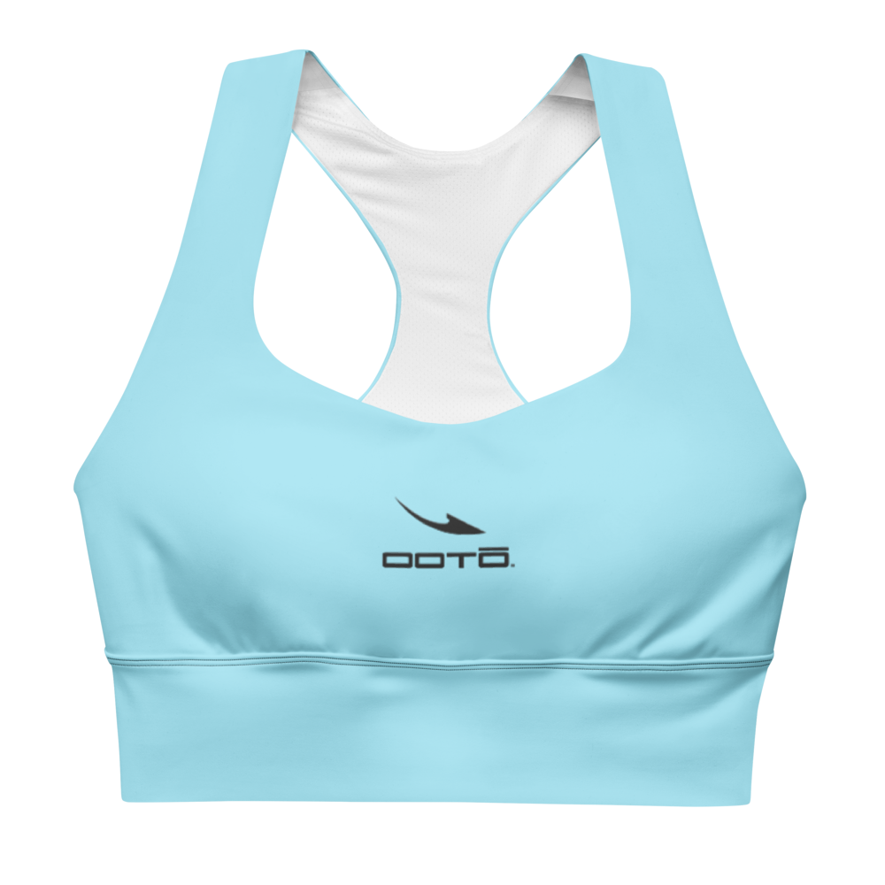 OOTO - DASH EN BLACK - pwdr. blue - Longline sports bra - 1 COLOR -