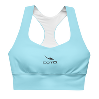 Thumbnail for OOTO - DASH EN BLACK - pwdr. blue - Longline sports bra - 1 COLOR -