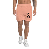 Thumbnail for OOTO - GLYPHIC EN BLACK - Men's Athletic Long Shorts - 1 COLOR