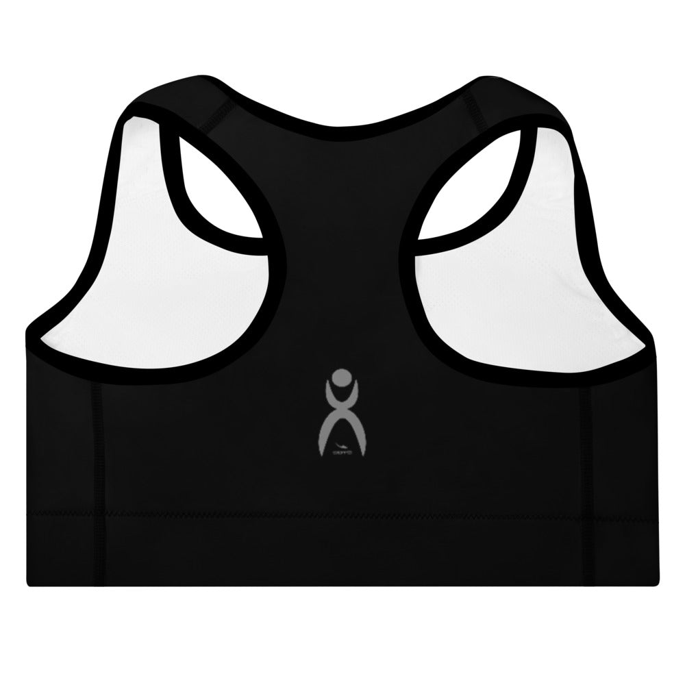 OOTO - GLYPHIC EN GRAY - Padded Sports Bra - 1 COLOR -