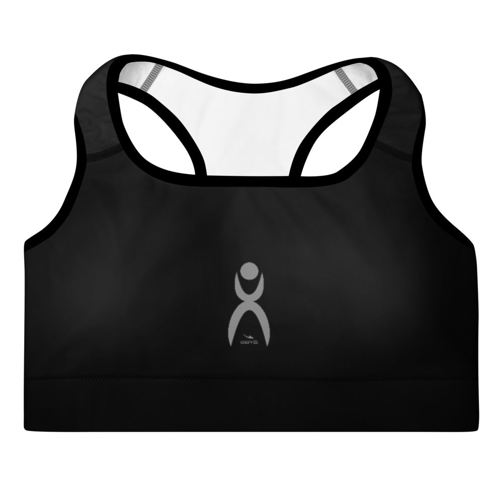 OOTO - GLYPHIC EN GRAY - Padded Sports Bra - 1 COLOR -