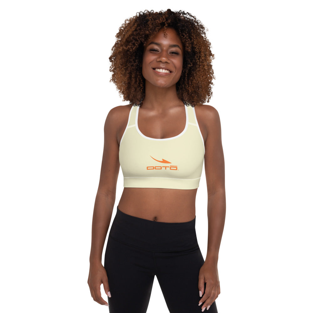 OOTO - DASH EN ORANGE - pale yellow - Padded Sports Bra - 1 COLOR -