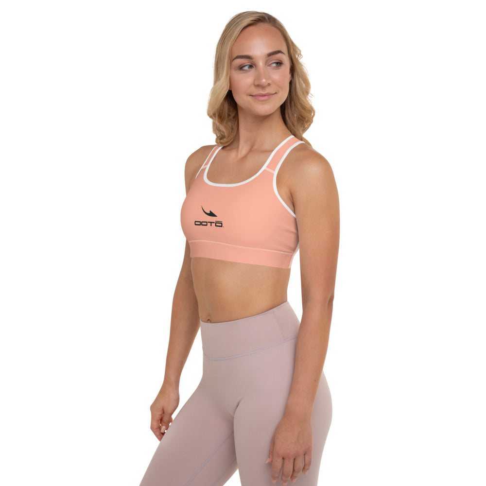 OOTO - DASH EN BLACK - pale orange - Padded Sports Bra -1 COLOR -