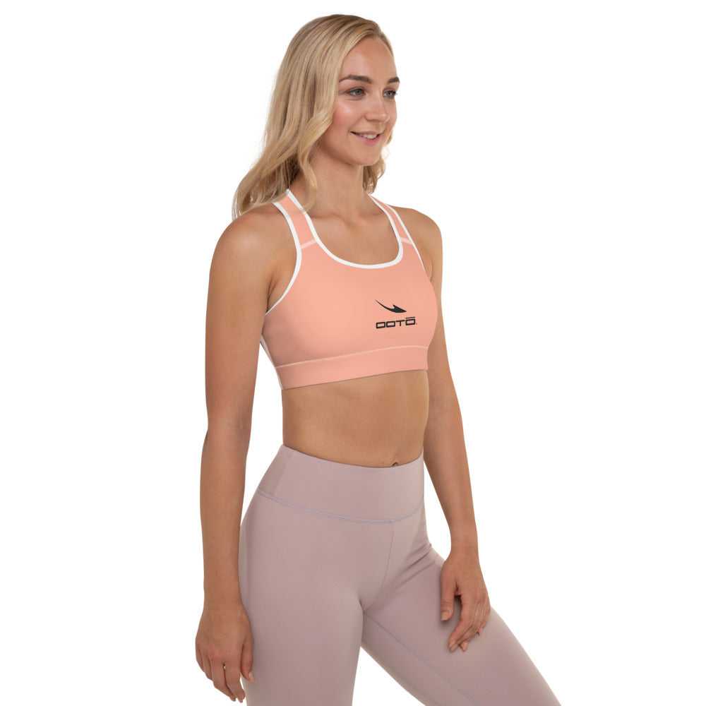 OOTO - DASH EN BLACK - pale orange - Padded Sports Bra -1 COLOR -