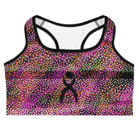 Thumbnail for OOTO - GLYPHIC EN BLACK - LOTS O DOTS - Sports bra - 1 COLOR -