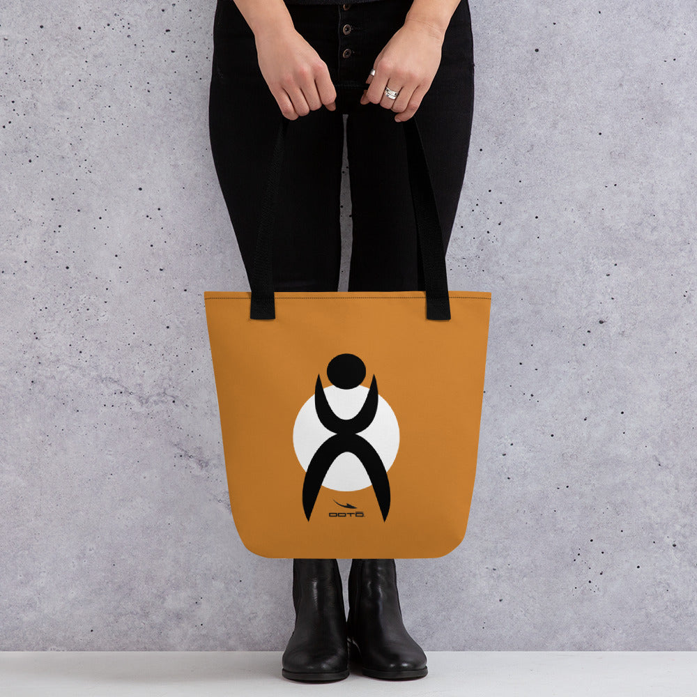 OOTO - GLYPHIC EN BLACK OVER WHITE - Tote bag - 1 COLOR -