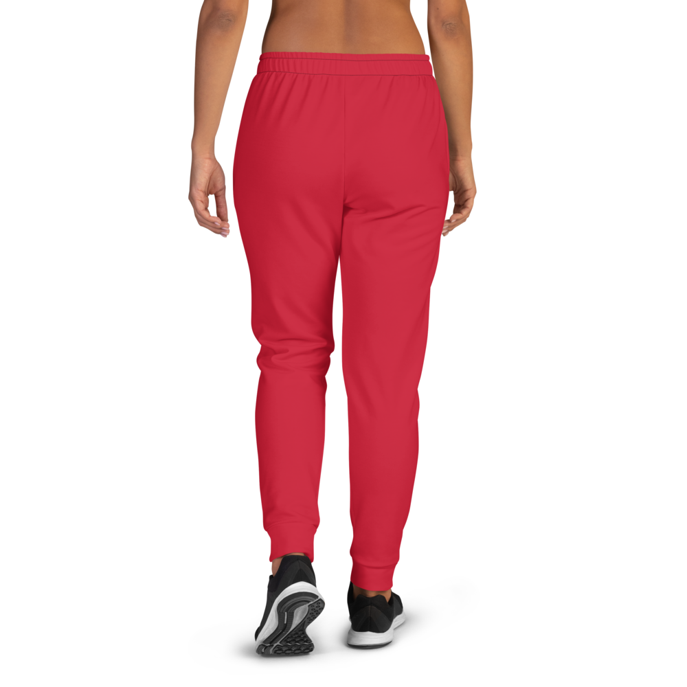 OOTO - GLYPHIC EN BLACK OVER RED - Women's Joggers - 1 COLOR -