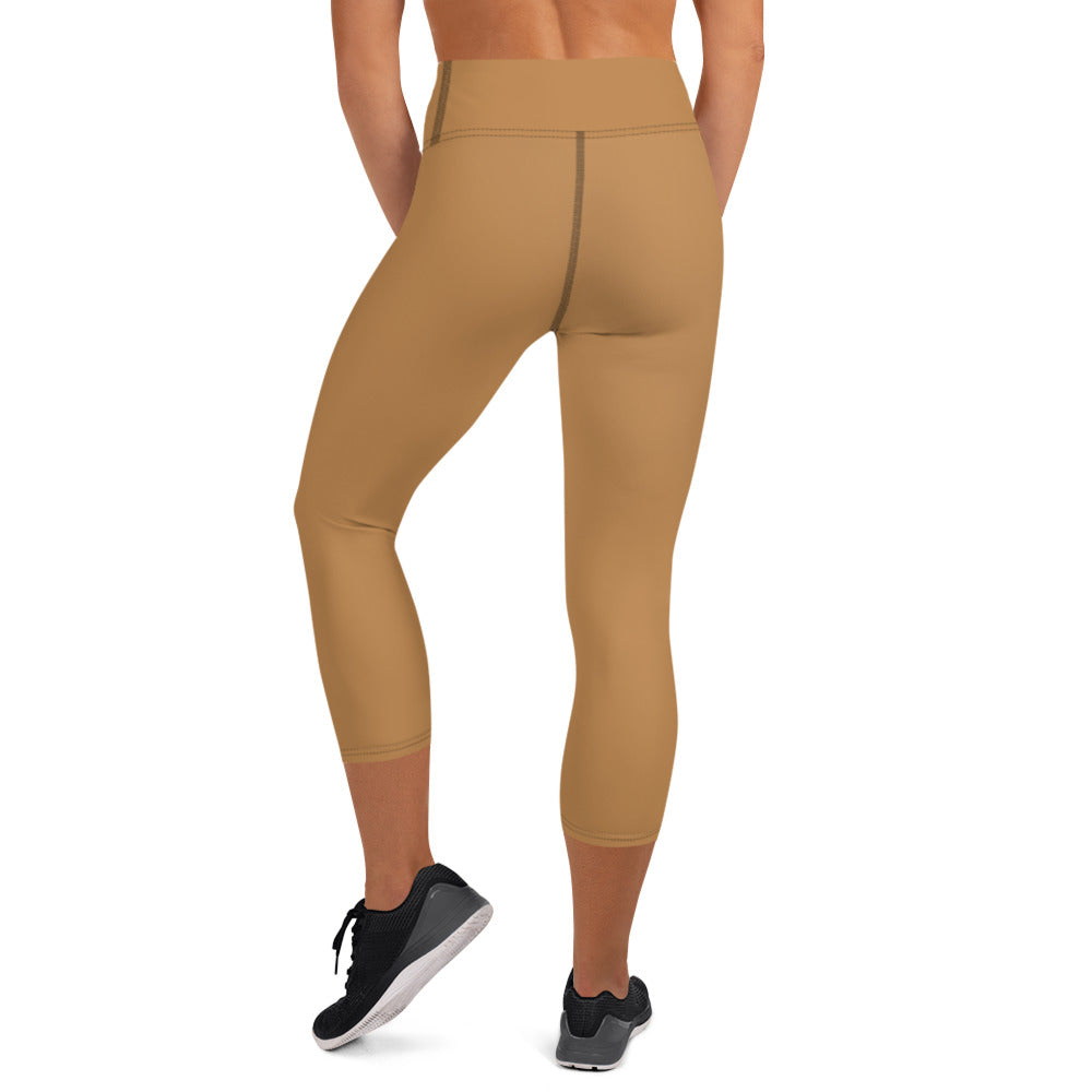 OOTO - GLYPHIC EN PEACH - Yoga Capri Leggings - 1 COLOR -