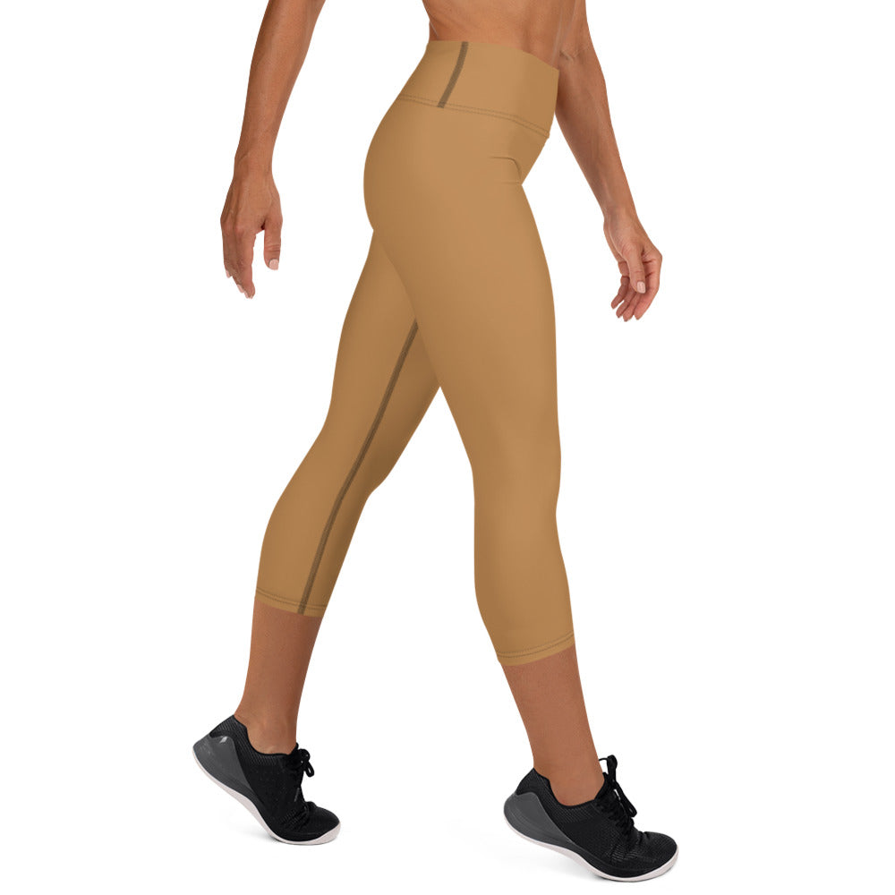 OOTO - GLYPHIC EN PEACH - Yoga Capri Leggings - 1 COLOR -