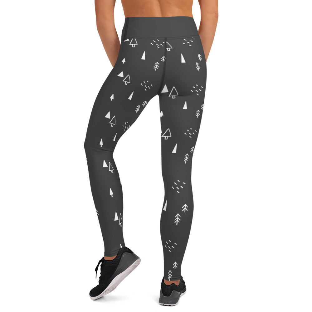 OOTO - DASH EN BLACK - OVAL - SEASONAL PATTERN - Yoga Leggings - 1 COLOR -