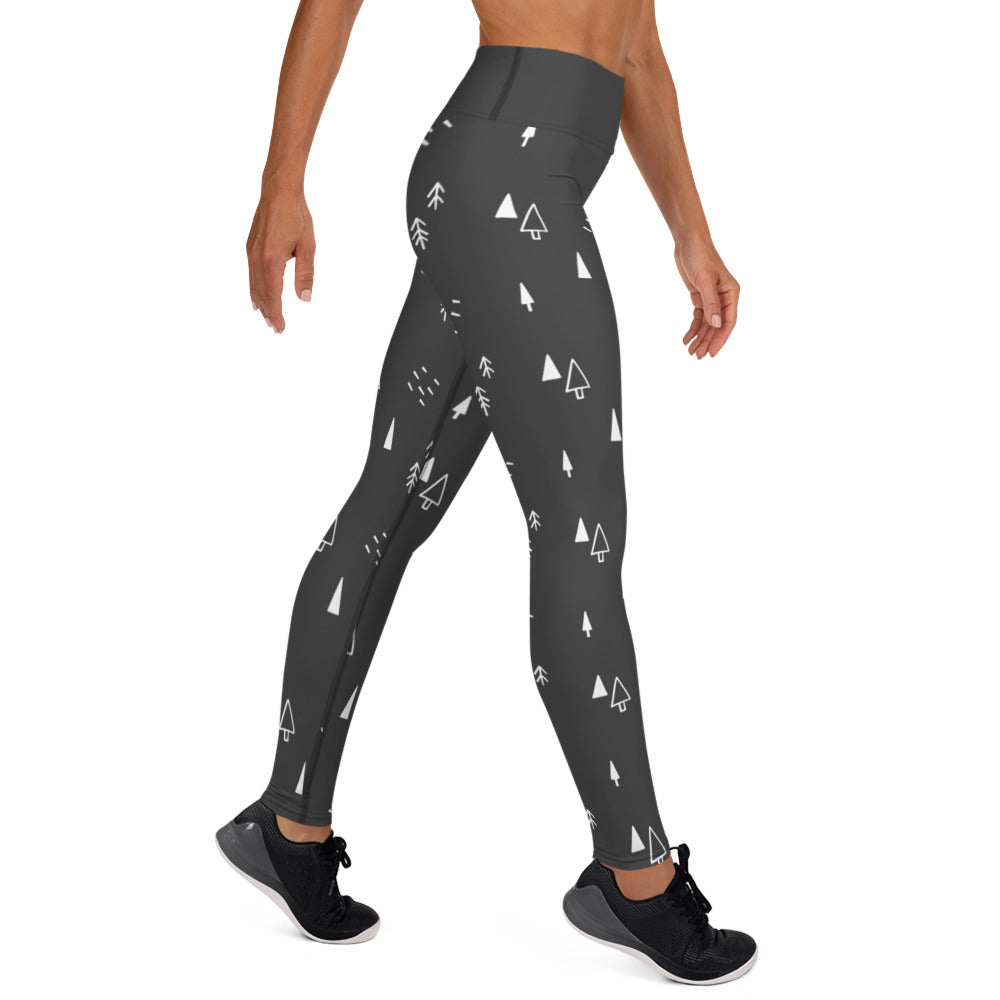 OOTO - DASH EN BLACK - OVAL - SEASONAL PATTERN - Yoga Leggings - 1 COLOR -