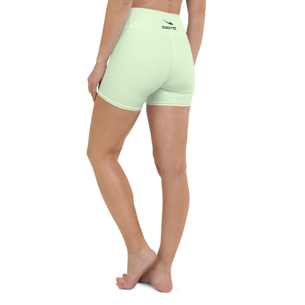 DASH EN BLACK OVER LT LIME - Yoga Shorts - 1 COLOR -