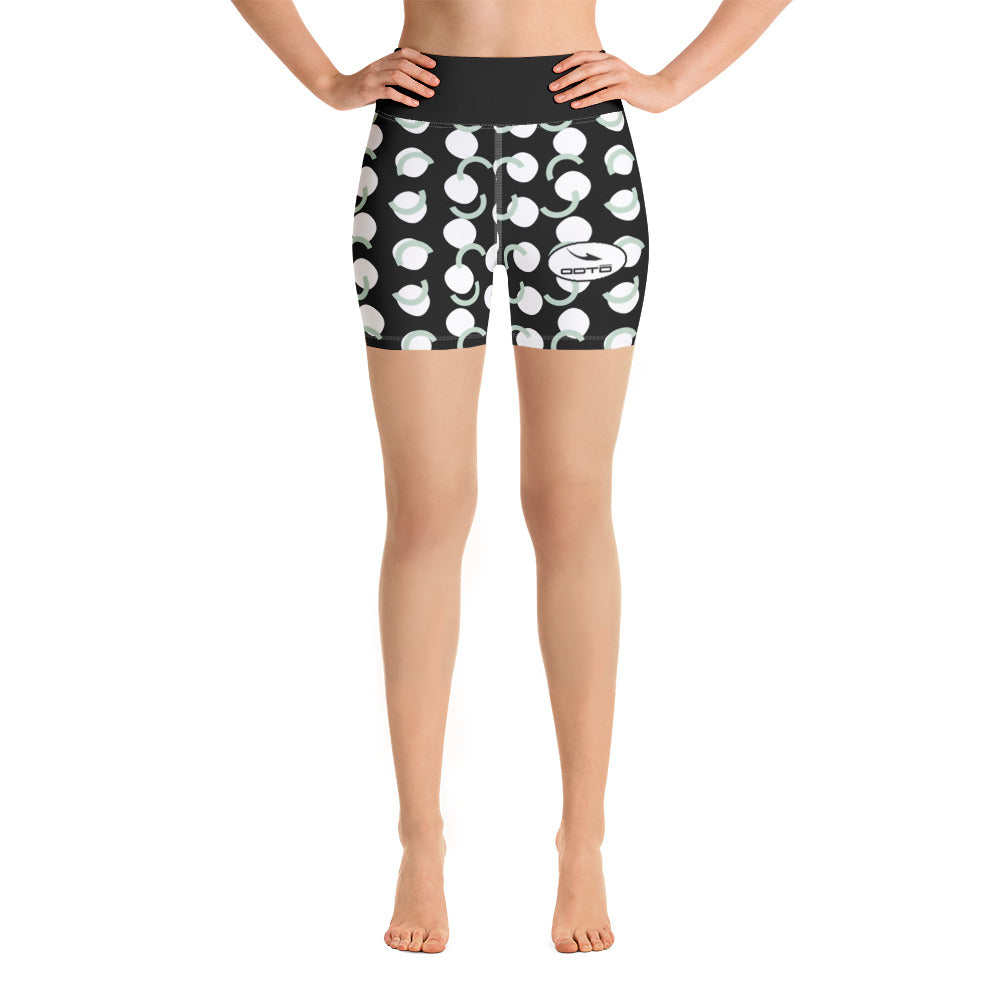 OOTO - DASH EN BLACK - PATTERNED - Yoga Shorts - 1 COLOR -