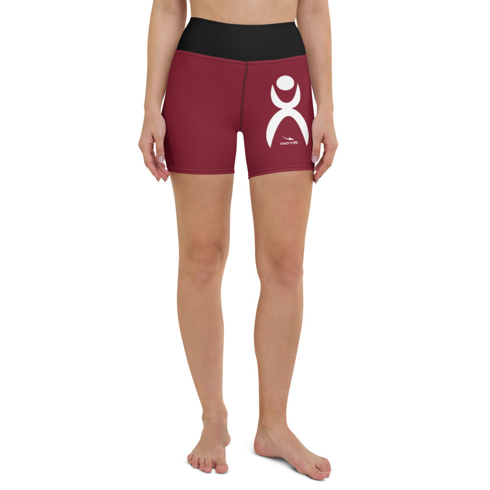 OOTO - GLYPHIC EN WHITE - Yoga Shorts -1 COLOR -