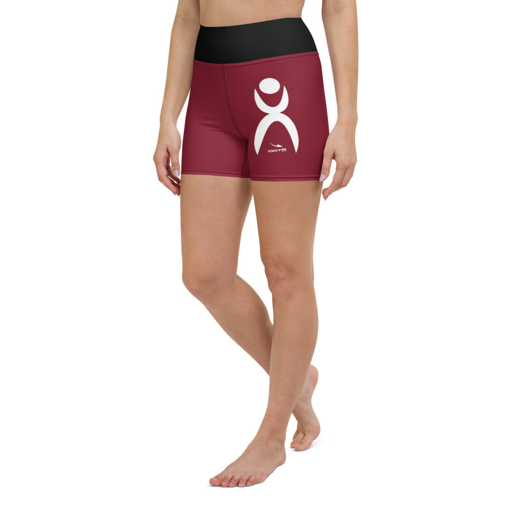 OOTO - GLYPHIC EN WHITE - Yoga Shorts -1 COLOR -