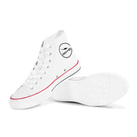 Thumbnail for OOTO - High Top Canvas Shoes - CLASSIC B & W - White soles - 1 COLOR -