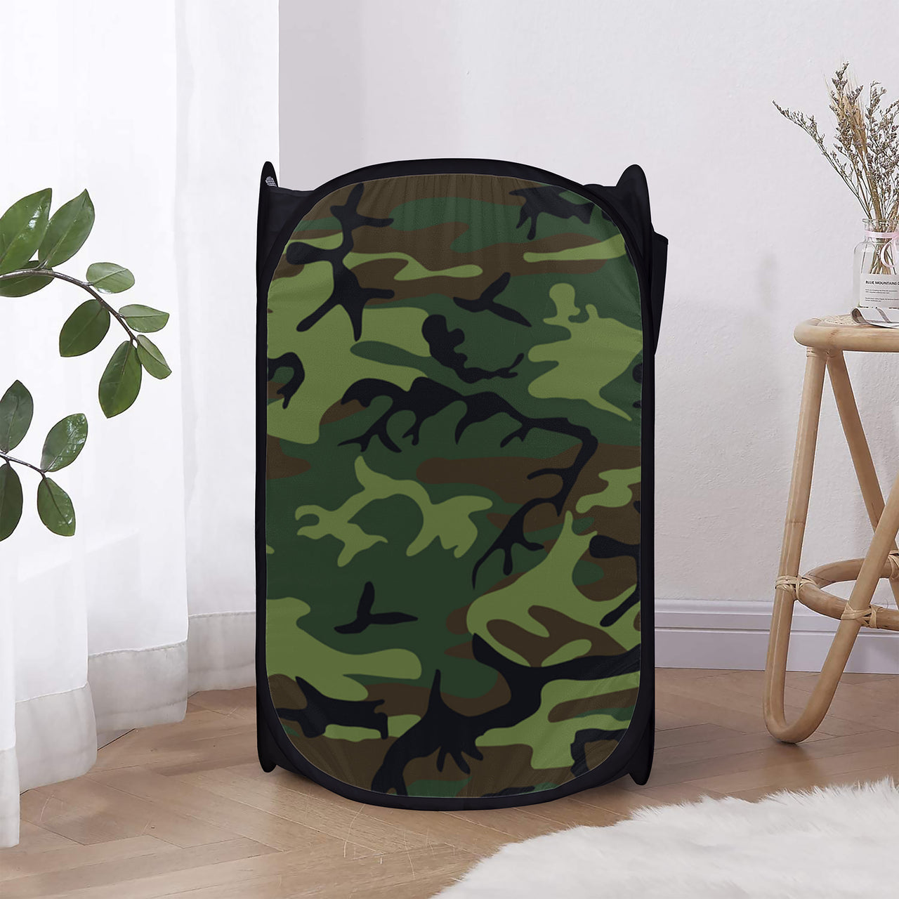 OOTO - CAMO - SF_D99 Laundry Hampers Black - 1 COLOR -