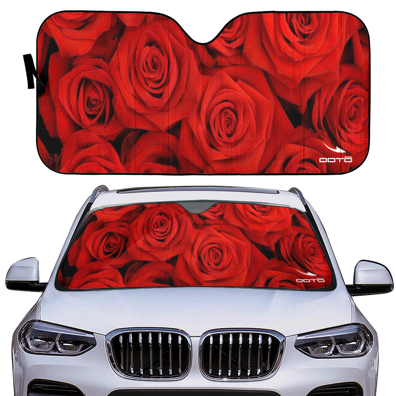 OOTO - ROSE GARDEN - Auto Sun Shades - 1 SIZE - 1 COLOR -