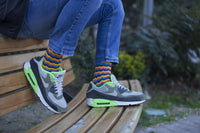 Thumbnail for Men's Tangerine Wave Socks - 1 COLOR -